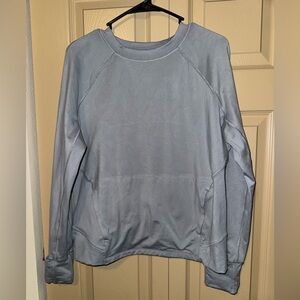 Lululemon Rulu Run Classic-Fit Crew Fleece (W3HNWS) Rhino Gray (RHIG)
